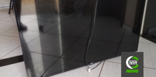 Polícia Militar prende autor de furto e recupera televisão em Medianeira
