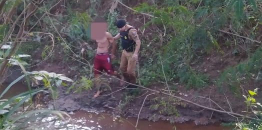 Polícia Militar prende homem com mandado de prisão em aberto, em São Miguel do Iguaçu