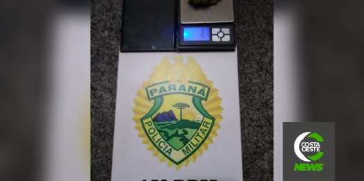 Polícia Militar detém homem com porção de maconha em São Miguel do Iguaçu