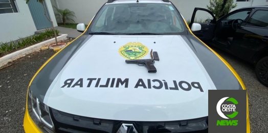Polícia Militar prende homem por porte ilegal de arma de fogo em São Miguel do Iguaçu