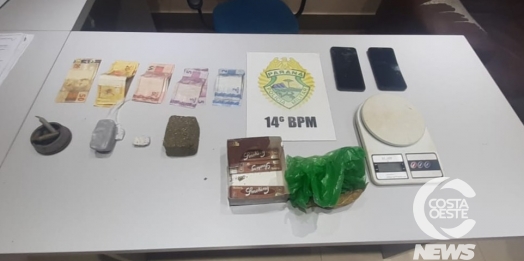 Polícia Militar prende homem por tráfico de drogas e violência doméstica em Medianeira