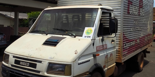 Polícia Militar recupera caminhão com queixa de furto em zona rural de São Miguel do Iguaçu