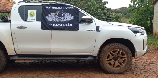 Polícia Militar recupera em Missal veículo furtado no Rio Grande do Sul