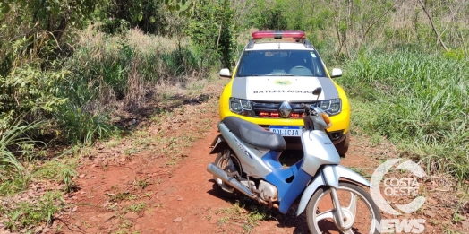 Polícia Militar recupera motocicleta logo após furto em São Miguel do Iguaçu