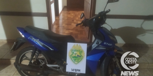 Polícia Militar recupera motoneta furtada em Itaipulândia
