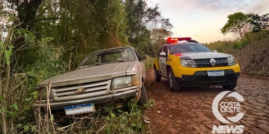 Polícia Militar recupera veículo furtado em Medianeira