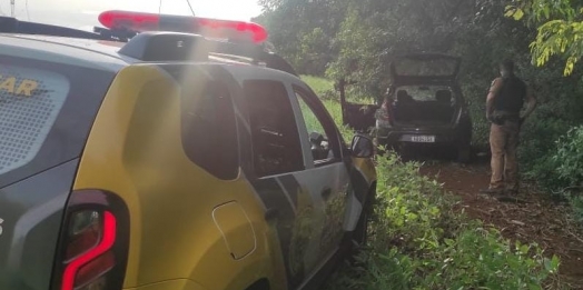 Polícia Militar recupera veículo roubado em Santa Terezinha de Itaipu