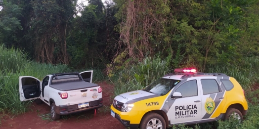 Polícia Militar recupera veículo roubado em São Miguel do Iguaçu