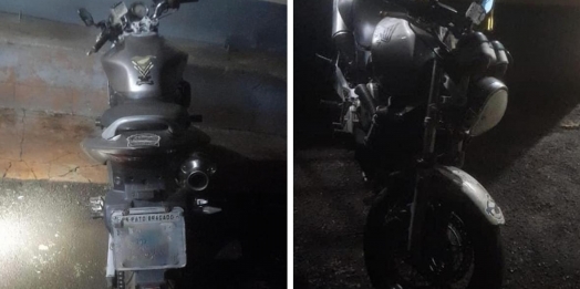Polícia recupera motocicleta furtada em Santa Helena