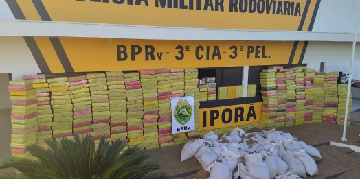 Polícia Rodoviária apreende 4,7 toneladas de maconha em cargas de sementes