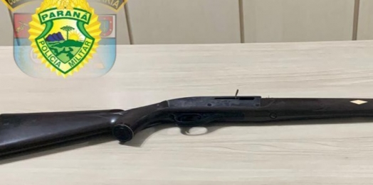 Polícia Rodoviária de Santa Helena apreende arma e prende idoso em Diamante D’Oeste