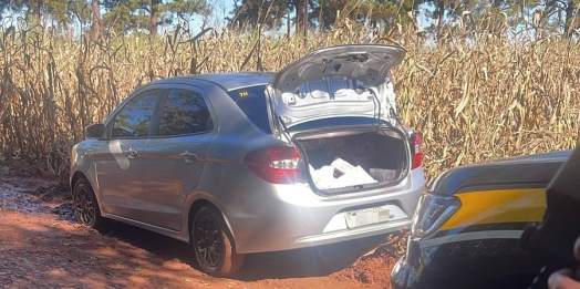 Polícia Rodoviária Federal recupera veículo roubado em São Miguel do Iguaçu