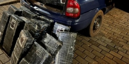 Policiais federais e militares prendem homem com 350 kg de maconha em Guaíra