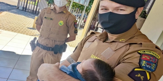 Policiais Militares salvam vida de recém-nascido em Cascavel