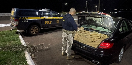 Policiais Rodoviários Federais apreendem quase meia tonelada de droga em Santa Terezinha de Itaipu