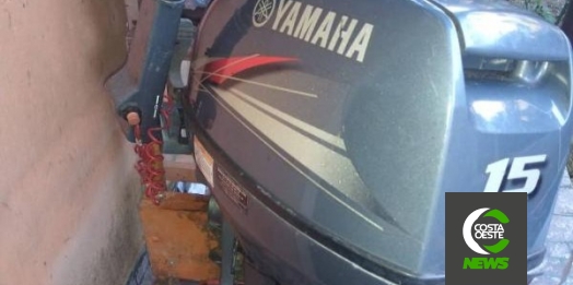 Policial militar tem motor de barco furtado em Santa Helena durante a madrugada