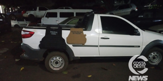 Policias Militar e Civil recuperam veículo furtado em Santa Helena