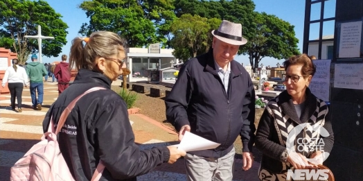 População de Santa Helena é orientada com ações de combate à dengue