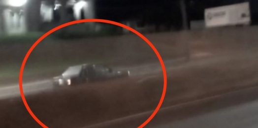Populares flagram veículo na contramão no perímetro urbano da BR-277, em Medianeira