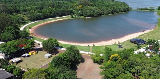 Praia Nova é reaberta em Santa Helena, com manutenção de orientações de segurança