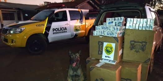 PRE apreende cigarros e detém homem em Vera Cruz do Oeste