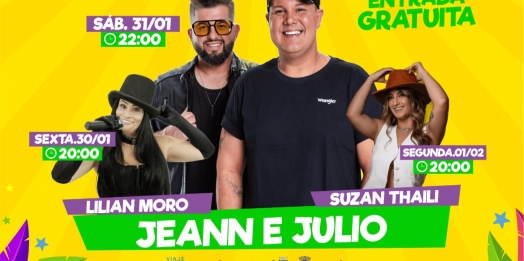 Pré-Carnaval Terra das Águas movimenta Santa Helena neste fim de semana com shows gratuitos no Balneário