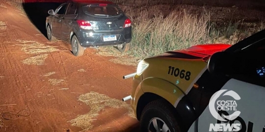 PRE recupera veículo furtado na PR 317 em Ouro Verde do Oeste