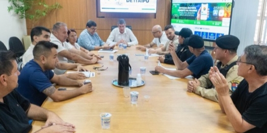 Prefeito Bim reúne forças de segurança para apresentar plano estratégico de monitoramento