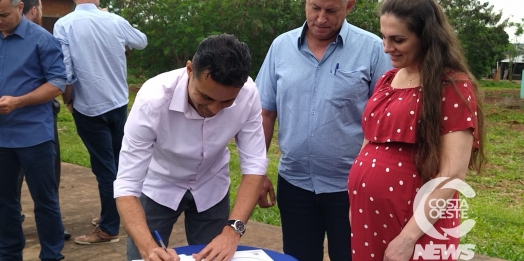 Prefeitura assina ordem de serviço para nova Unidade de Saúde no bairro Belo Horizonte, em Medianeira