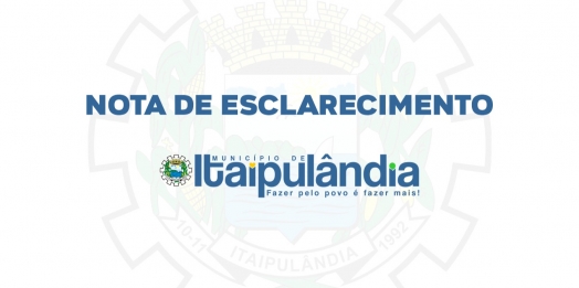 Prefeitura de Itaipulândia esclarece ação de fiscalização