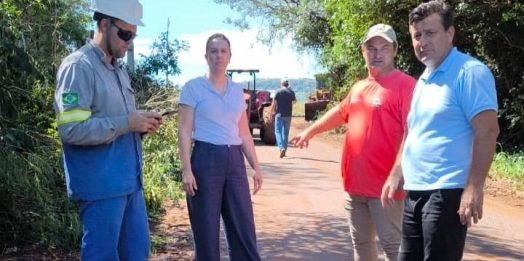 Prefeitura de Santa Helena e Copel iniciam mutirão de limpeza de rede para evitar quedas de energia