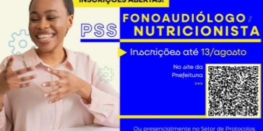 Prefeitura de São Miguel do Iguaçu abre PSS para os cargos de fonoaudiólogo e nutricionista