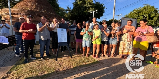 Prefeitura de São Miguel do Iguaçu inaugura Praça Manoel Rosa com homenagem a pioneiro do município