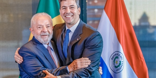 Presidentes Lula e Santiago Peña se reúnem em Brasília para início da revisão do Anexo C do Tratado de Itaipu