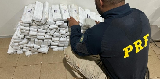 PRF apreende 100Kg de maconha na BR-277, em Medianeira