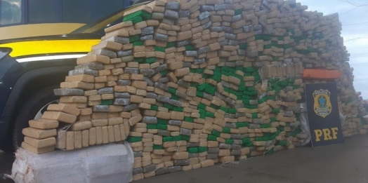 PRF apreende 150 toneladas de drogas no Paraná em 2020 e registra novo recorde histórico