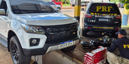 PRF apreende 46,5 kg de cocaína escondidos no tanque de veículo na BR-277 em São Miguel do Iguaçu