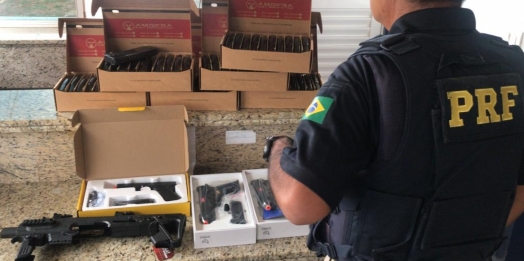 PRF apreende armas de airsoft importadas irregularmente