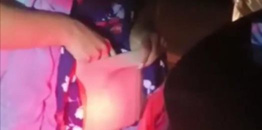 PRF apreende eletrônicos em barriga falsa de mulher 