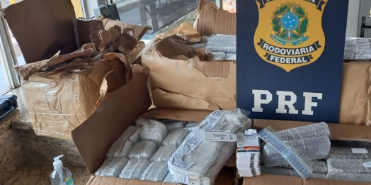 PRF apreende grande quantidade de anabolizantes em Santa Terezinha de Itaipu
