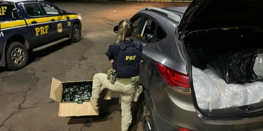 PRF apreende mais de 28 quilos de “supermaconha” em Santa Terezinha de Itaipu (PR)