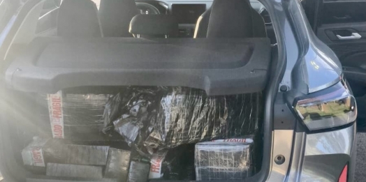 PRF apreende mais de 300 quilos de drogas após fuga na BR-277, em Céu Azul (PR)