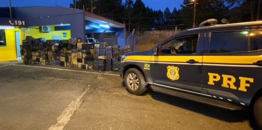 PRF apreende quase 4 toneladas de maconha no final de semana no Paraná