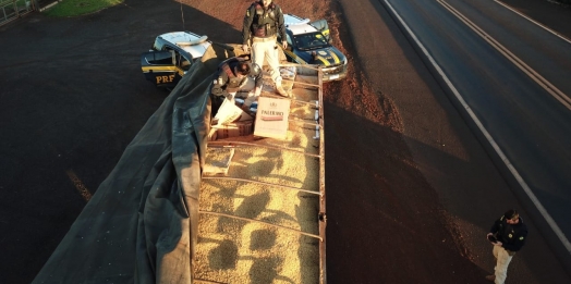 PRF apreende R$ 3 milhões em cigarros contrabandeados na região Oeste