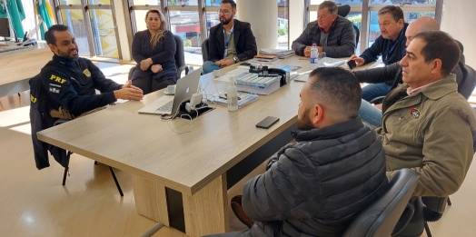 PRF apresenta ao Governo Municipal projeto da nova unidade operacional que será instalada em São Miguel do Iguaçu