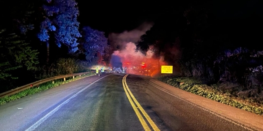 PRF atende sinistro com morte na BR-277 em Matelândia (PR)