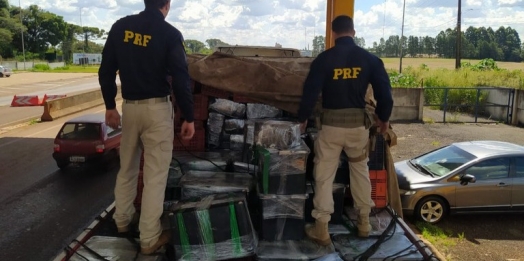 PRF faz a maior apreensão de maconha do Sul do Brasil, em Cascavel