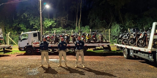 PRF intensifica fiscalização de motocicletas em trechos urbanos da BR-277