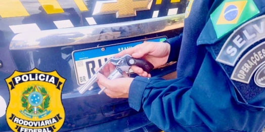 PRF prende homem por porte ilegal de arma de fogo que disse ter ganhado de presente no Paraguai