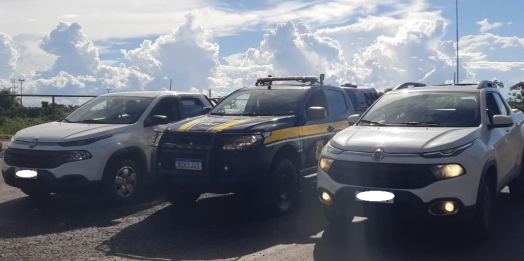 PRF recupera duas Fiat/Toro em Guaíra